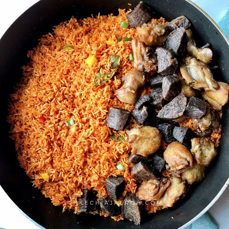 GHANAIAN JOLLOF RICE, The Best Jollof Rice