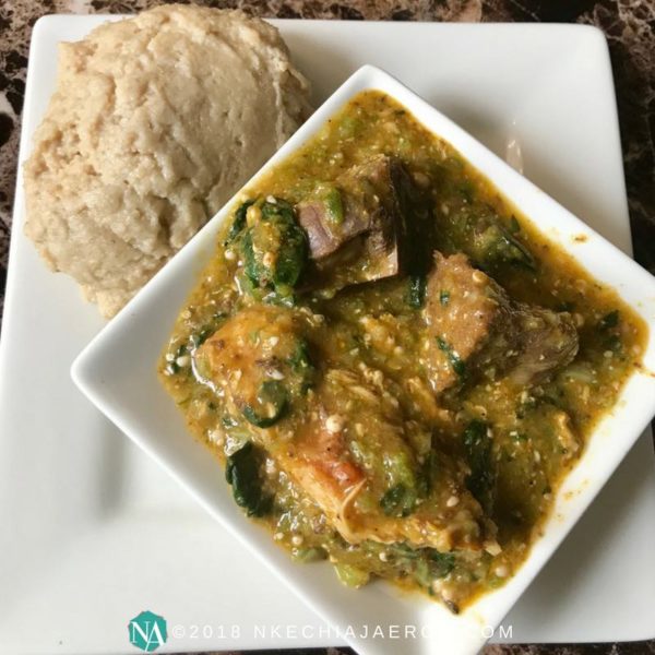 How To Make Easy Nigerian Okra And Ogbono Soup Nkechi Ajaeroh