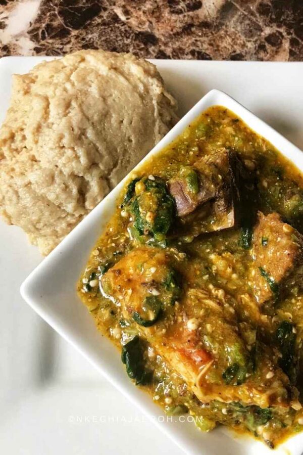 How To Make Easy Nigerian Okra And Ogbono Soup Nkechi Ajaeroh