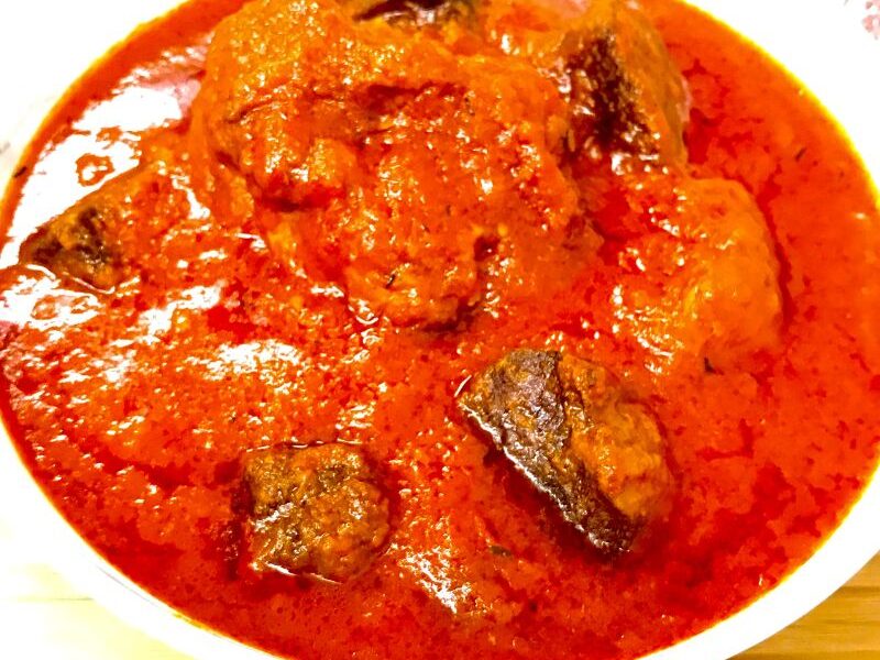 Nigerian Stew A Classic Red Tomato Stew Nkechi Ajaeroh