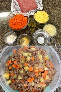 Meat pie filling