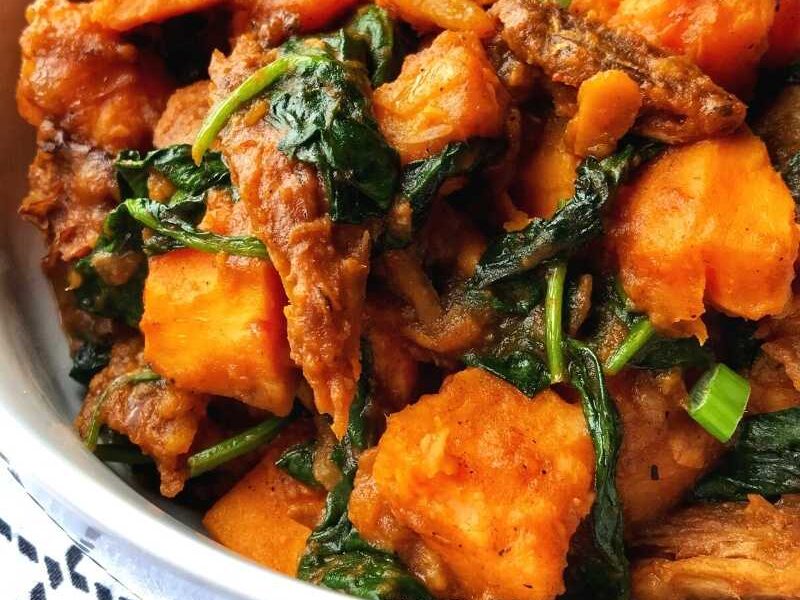 A delicious Nigerian dinner bowl