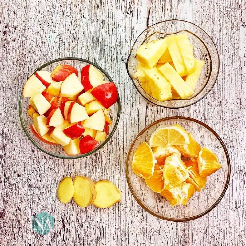 Sweeten Sobolo, Bisssap, sorrel, and African Hibiscus Tea with pineapple orange and apple