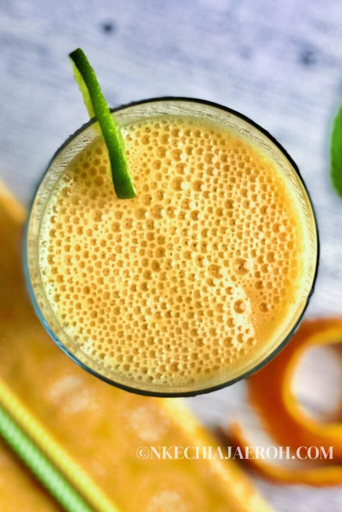 Are you looking for a way to increase your daily vitamin C intake as you quench your summer thirst? I got you! This simple and easy immune-boosting citrus smoothie, also known as Vitamin C smoothie, is equal to the task. With its high vitamin C content, citrus is essential for preventing infections and reinfection. Your immune system can benefit from consuming vitamin C