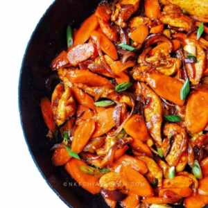 Chicken and Carrot Stir Fry Recipe