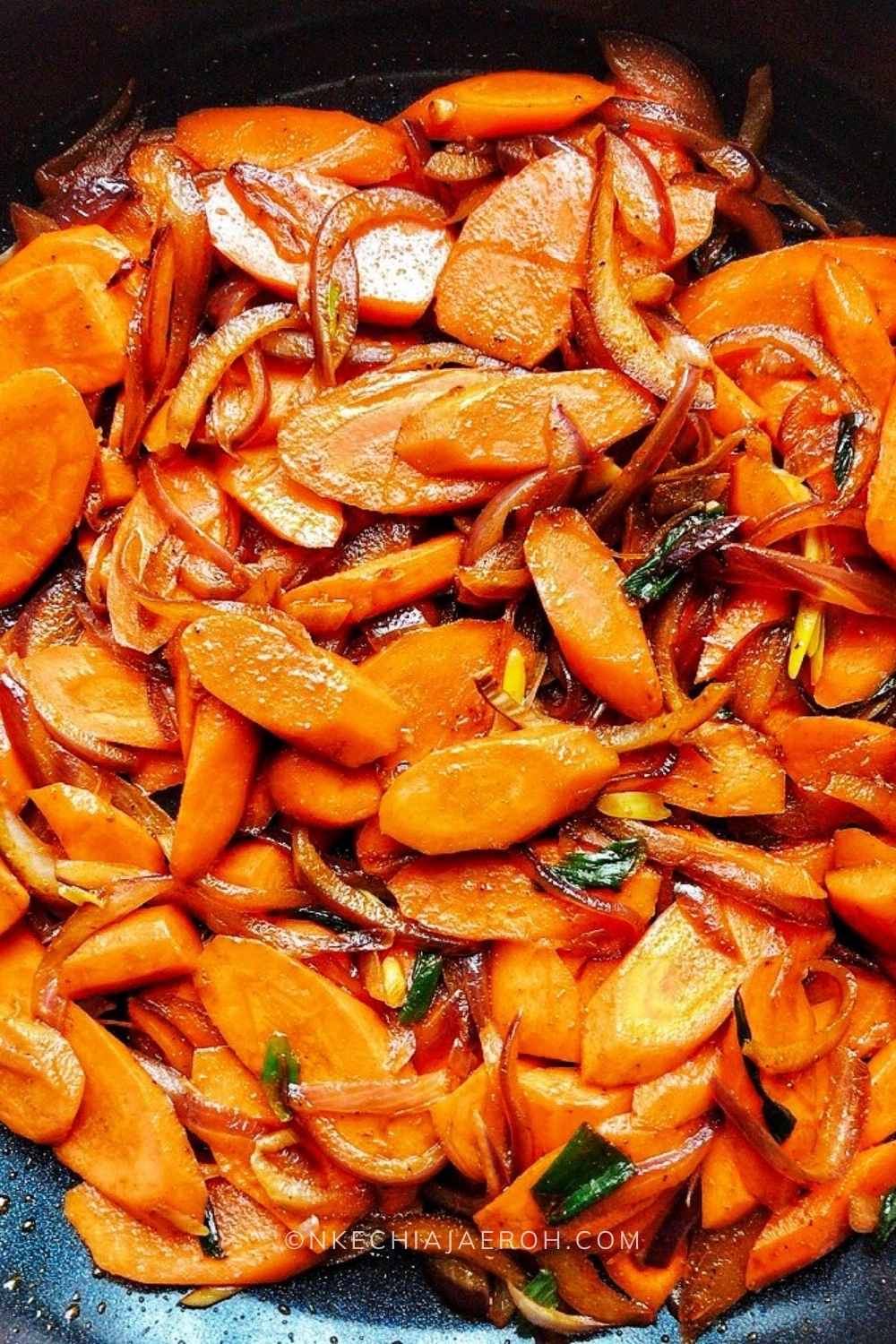 Chicken and Carrot Stir Fry Recipe | Nkechi Ajaeroh