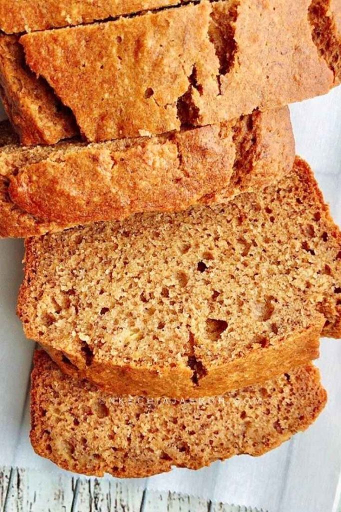 Banana bread can bring the family together. Moist, and palatable banana bread