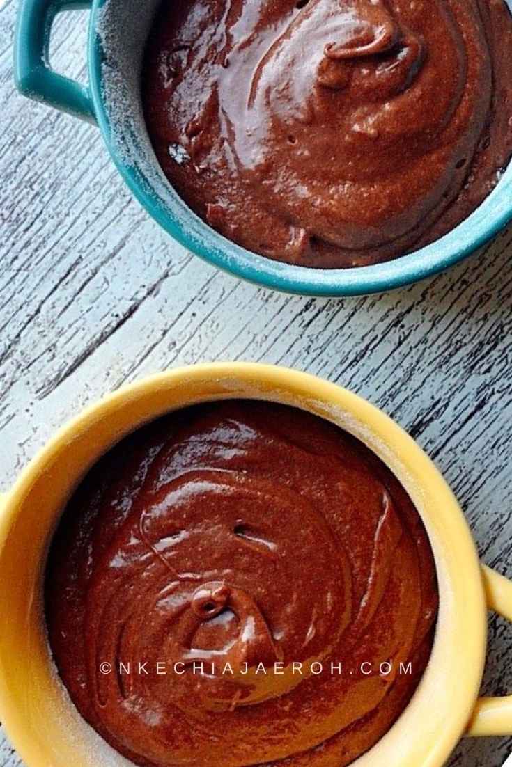 The Tastiest Chocolate moelleux cake recipe heading into the oven