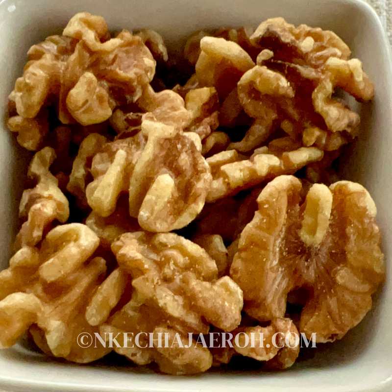 Raw walnuts