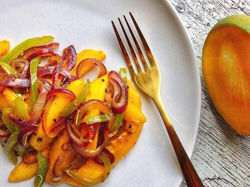 The best Fresh Mango Recipe? YES I love using fresh ripe mango to make this dish; it brings in the right sweetness, softness, and juiciness that makes this stir fry perfect. Personally, I cannot have it any other way!
