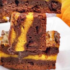 Healthier Fudgy Pumpkin Brownies