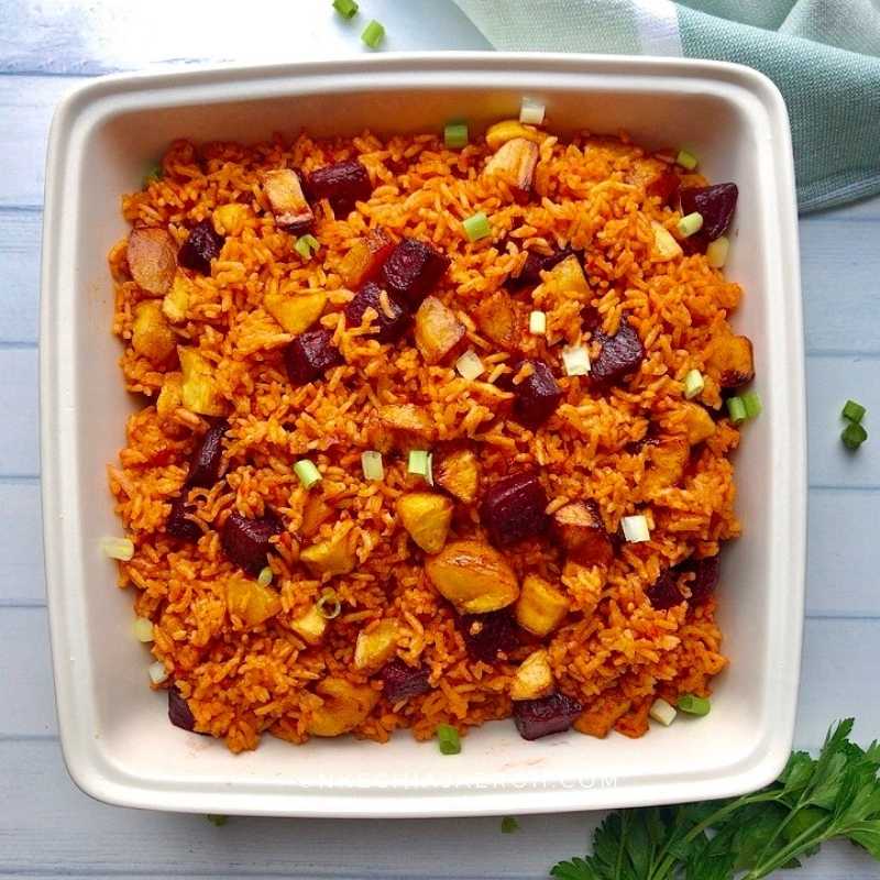 Savory and Spicy Nigerian Jollof Rice - Slice of Jess