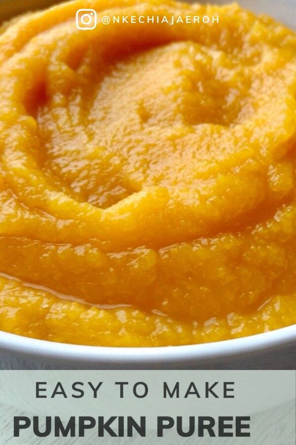 How to Make Pumpkin Purée from Scratch Nkechi Ajaeroh