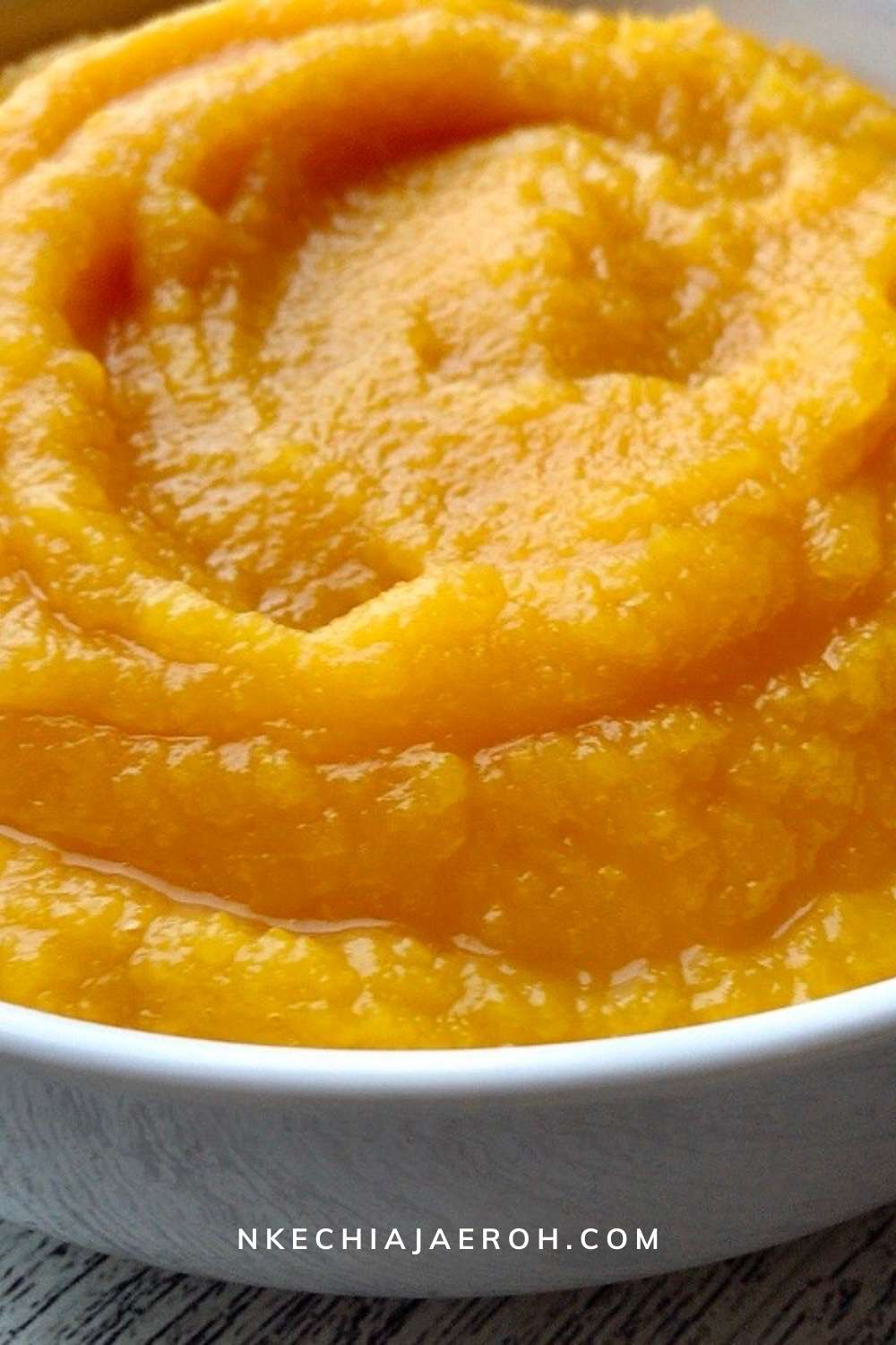 Pumpkin puree from scratch