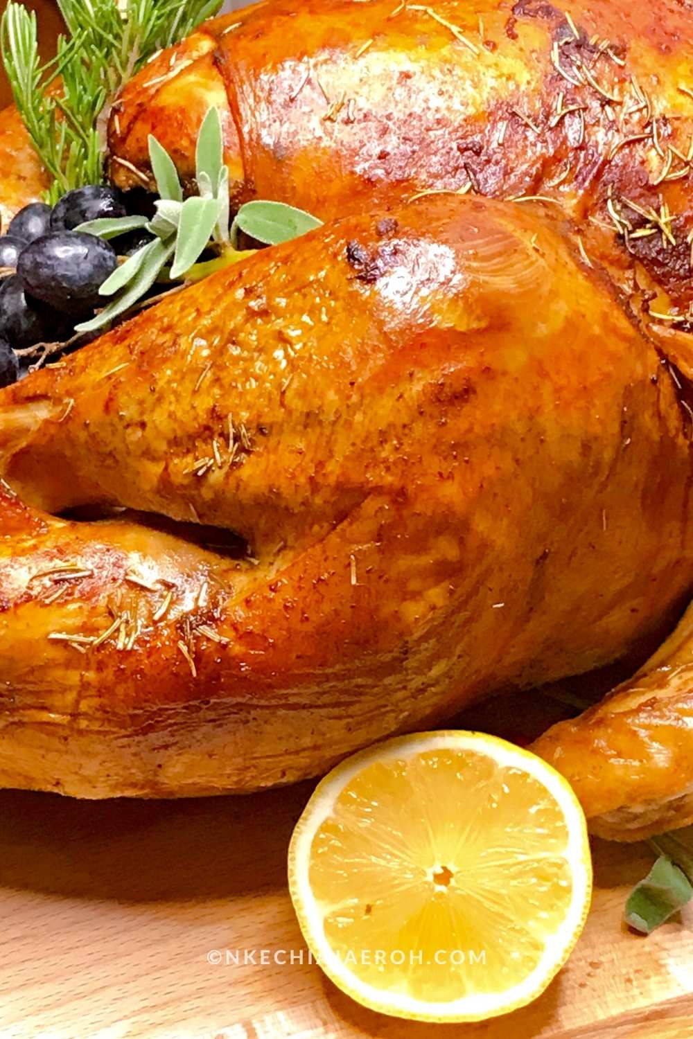 Among other dishes I make on this day, my Thanksgiving roasted turkey recipe is at the forefront. An easy and juicy oven-baked turkey recipe that any person can easily make! This recipe will guarantee you have the most succulent turkey breast, excellent turkey drumsticks, and overall best-roasted bird!