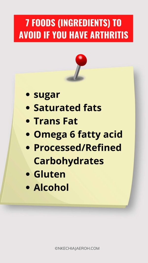 Ease Arthritis Pain 10 Foods to Eat and 7 to Avoid Nkechi Ajaeroh