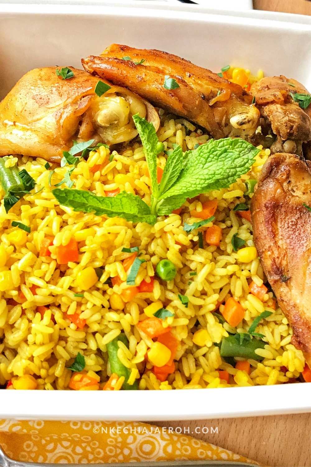 CAMEROON JOLLOF RICE RECIPE: EASY METHOD