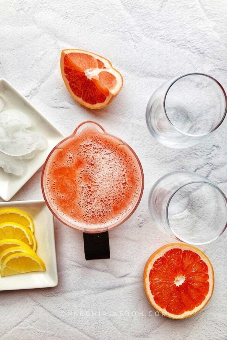 Homemade Grapefruit Juice Recipe (Grapefruit Detox) Nkechi Ajaeroh