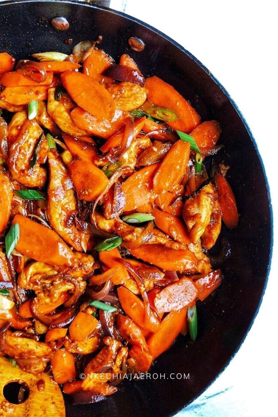 Chicken and Carrot Stir Fry Recipe - Nkechi Ajaeroh
