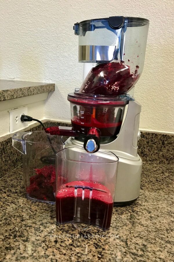 Homemade Beet Juice Recipe (in the Blender and Juicer) Nkechi Ajaeroh