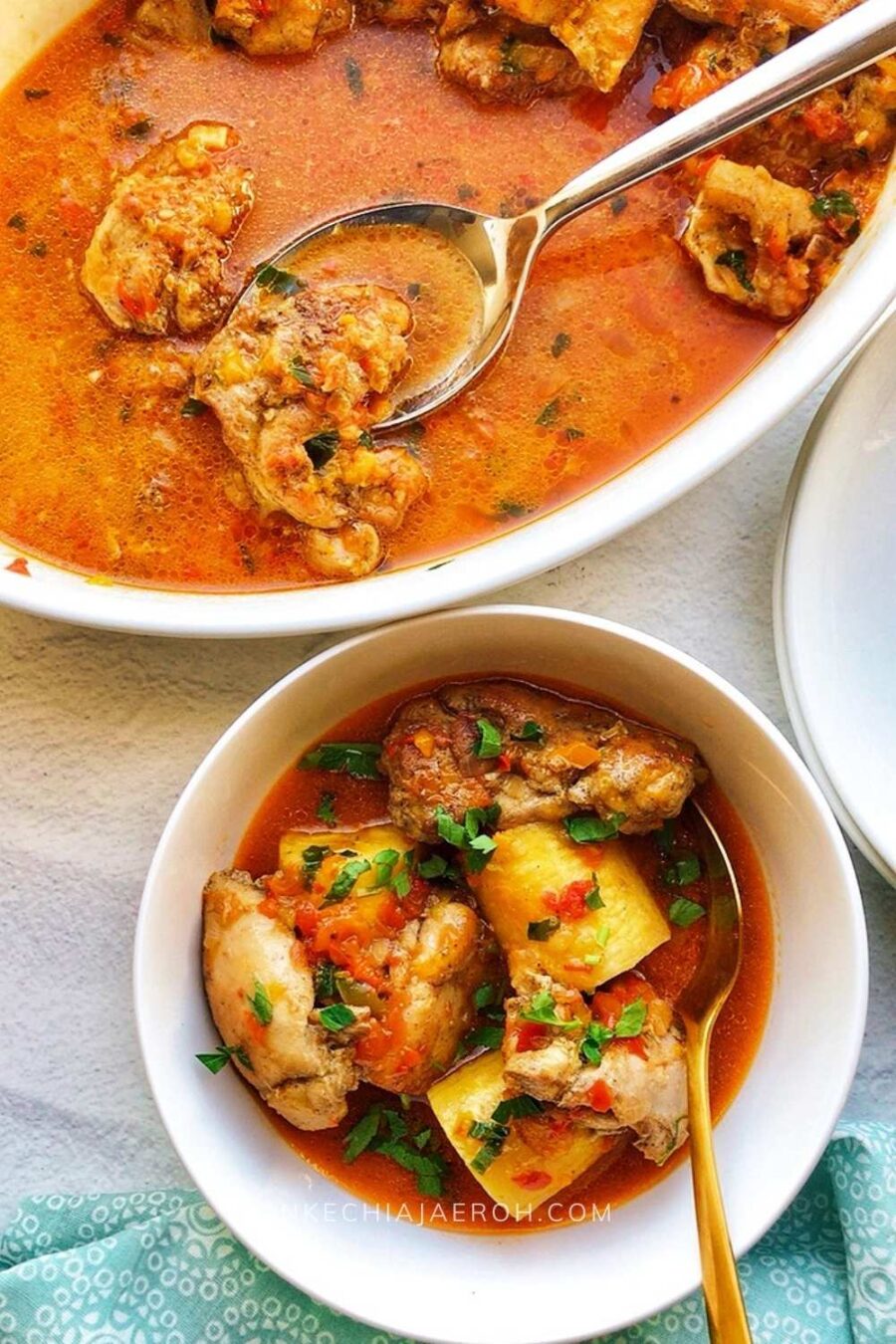 Chicken Coconut Milk Soup (Healthy and Easy) Nkechi Ajaeroh