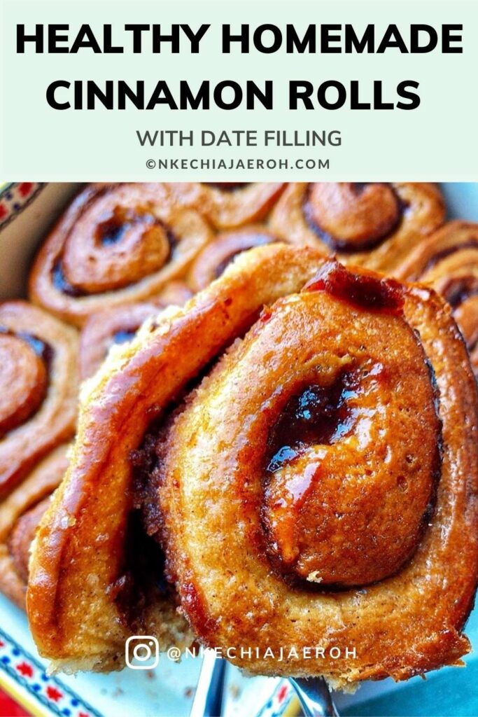 Homemade cinnamon rolls recipe is easy, tasty, healthy, and simply the best sticky buns because you made them from scratch! These healthy cinnamon buns are just 406 calories and equally as delicious and comforting as those from the Cinnabon shop! Homemade cinnamon rolls like this make for a great breakfast on special mornings, brunches, or dessert. The best thing is that you can always bake them ahead, keep them in the fridge or freezer, and simply heat up and enjoy at wish! #Buns #Cinnamonrolls #Cinnamonbuns #stickybuns #healthycinnamonrolls