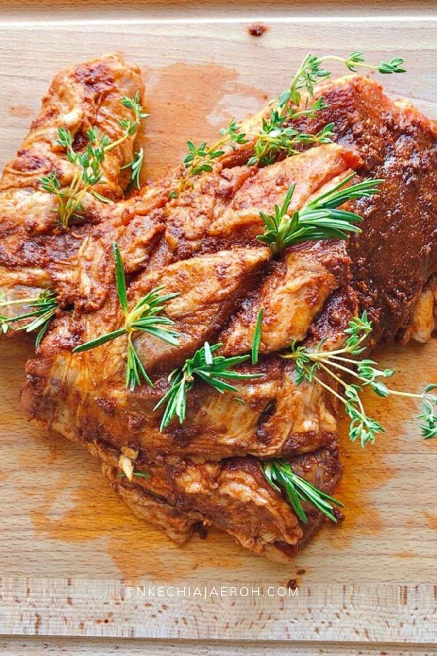 Oven Roasted Bonein Leg Of Lamb Recipe Nkechi Ajaeroh