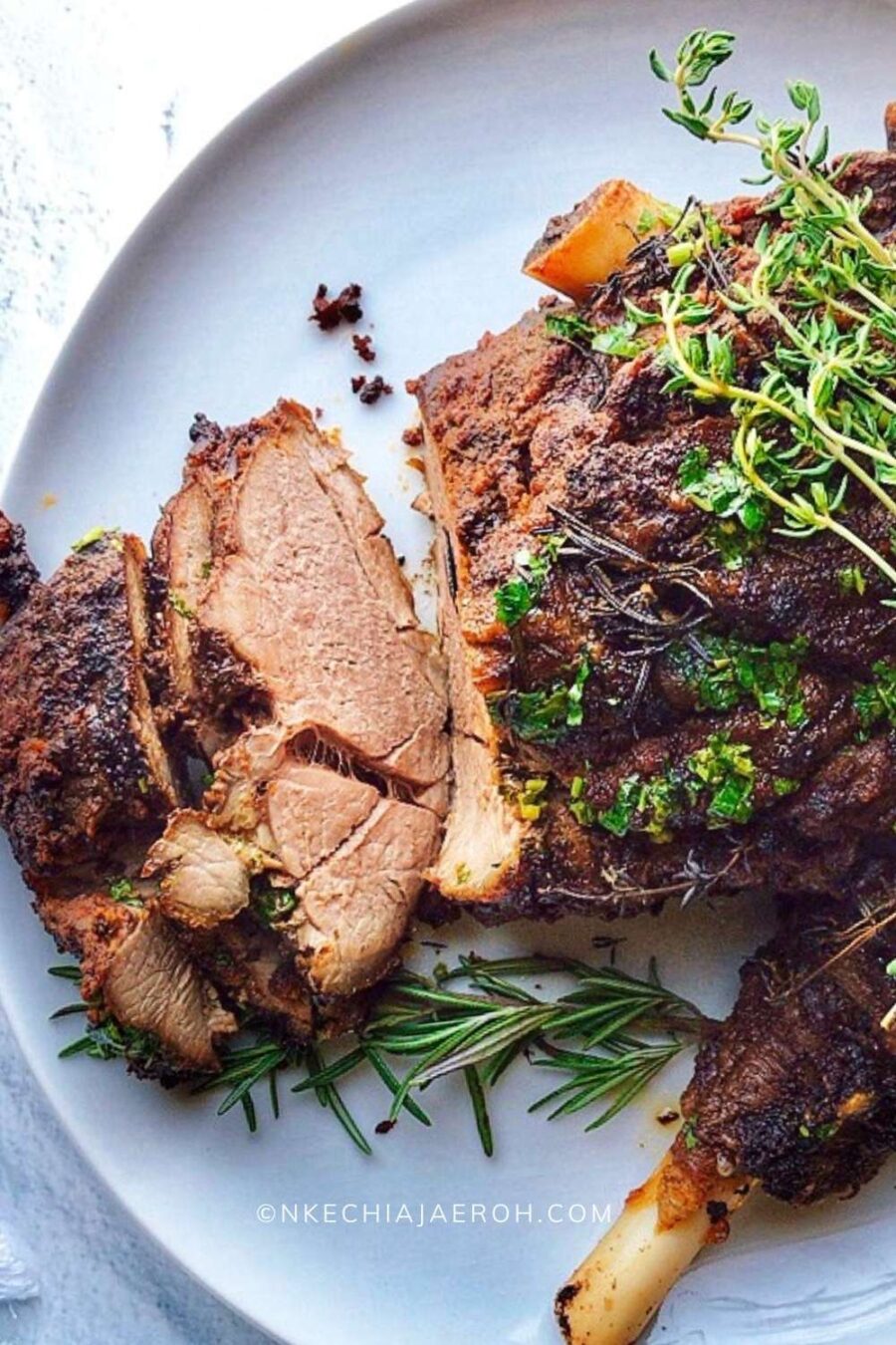 Mouth–Watering Roast Leg of Lamb Recipe - Nkechi Ajaeroh