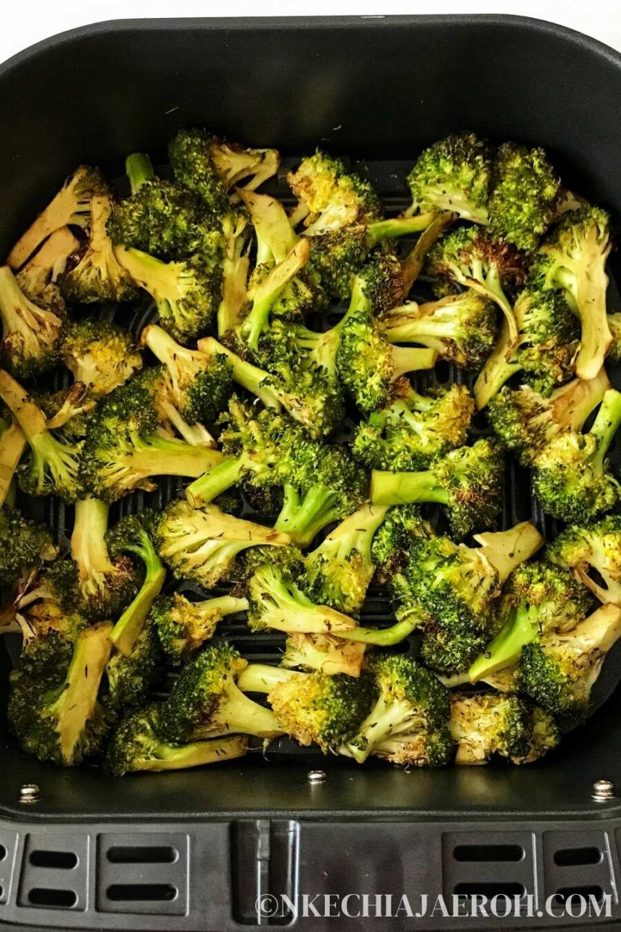 Tastiest Air Fryer Roasted Broccoli with Balsamic Vinegar Nkechi Ajaeroh