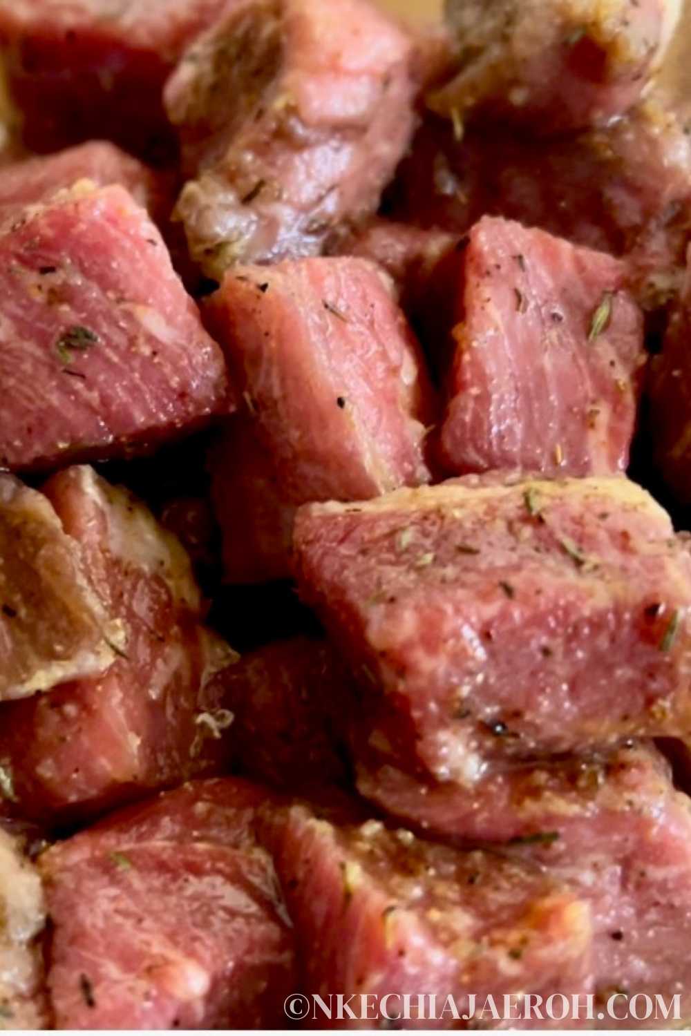 Whole30 Air Fryer Beef Tips and Sweet Potato Meal Nkechi Ajaeroh