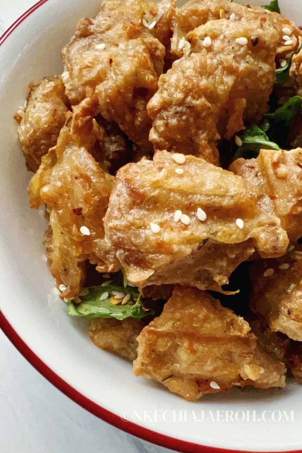 Homemade Air Fried Popcorn Chicken from Scratch Nkechi Ajaeroh