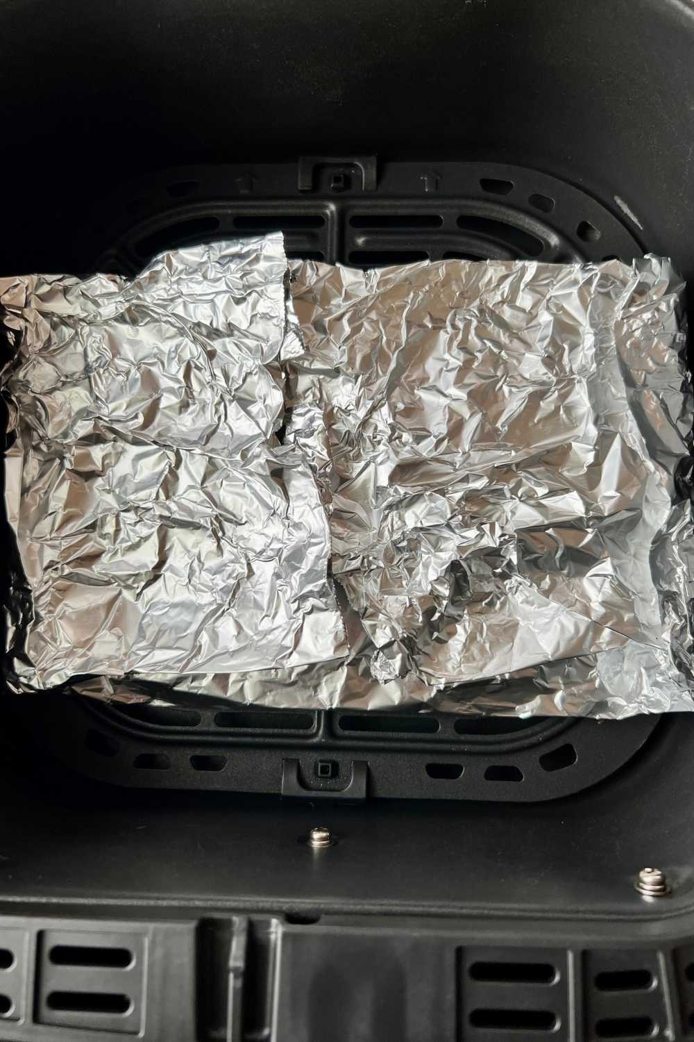 wrap fish and asparagus in foil