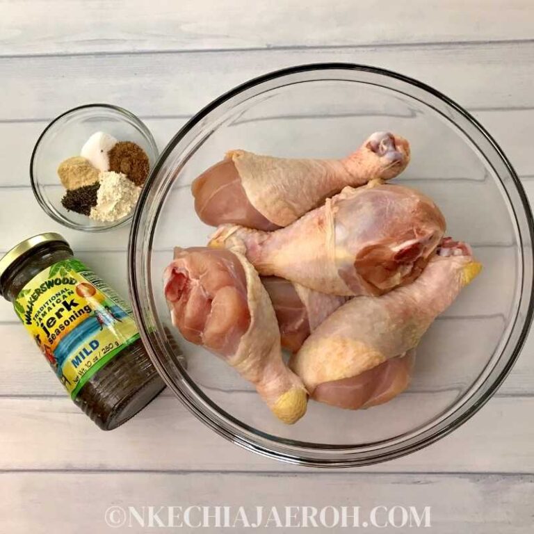 Jerk Chicken Drumsticks In Air Fryer (Jerk Chicken Leg) Nkechi Ajaeroh