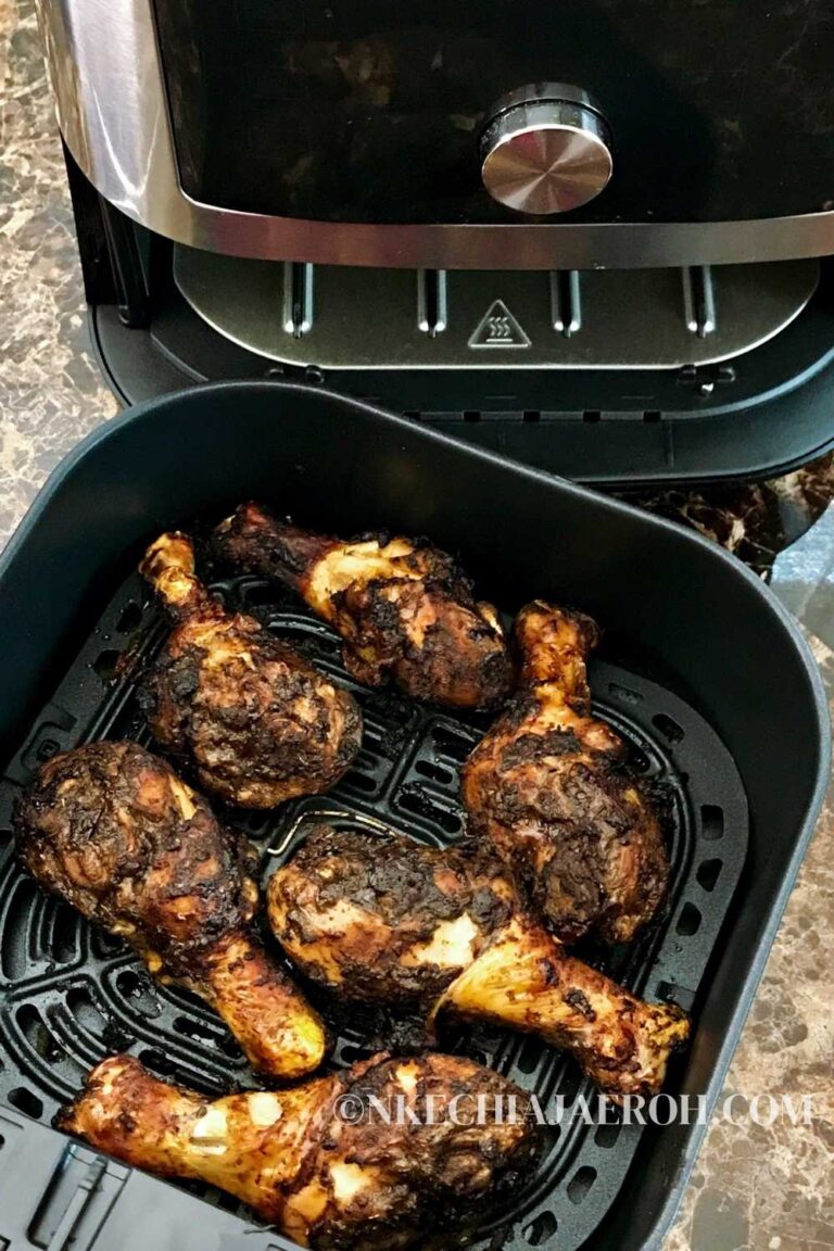 Jerk Chicken Drumsticks In Air Fryer (Jerk Chicken Leg) Nkechi Ajaeroh