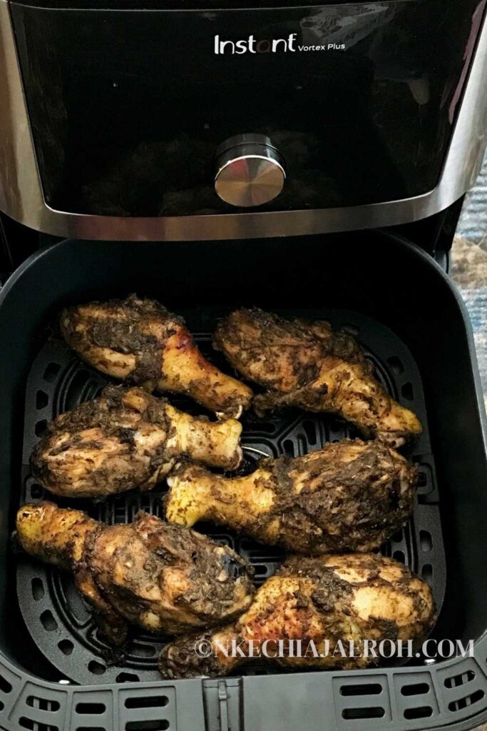 Jerk Chicken Drumsticks In Air Fryer (Jerk Chicken Leg) Nkechi Ajaeroh