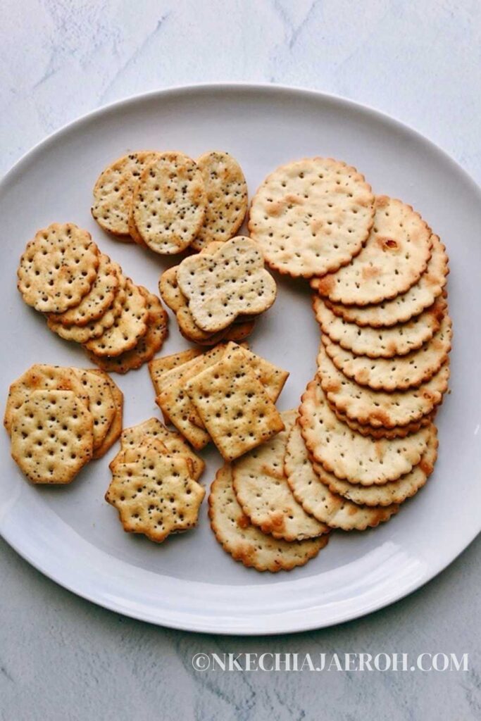 different shapes of crackers 