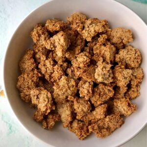 Banana Oat Granola Clusters in the Air Fryer