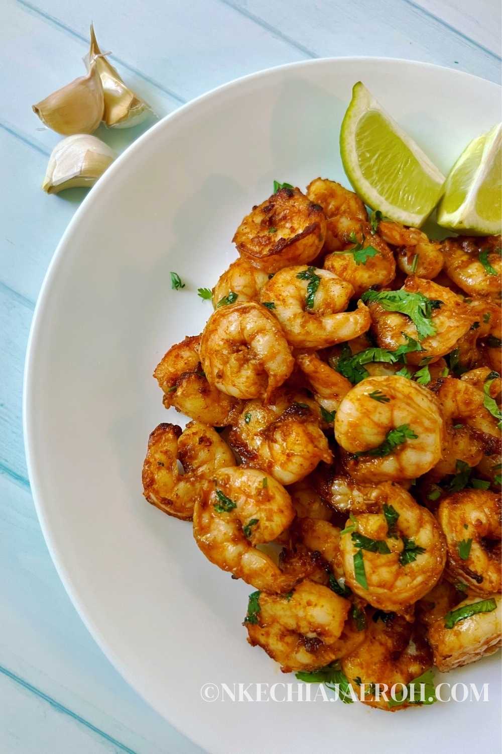 Air Fryer Garlic Butter Shrimp Recipe - Nkechi Ajaeroh