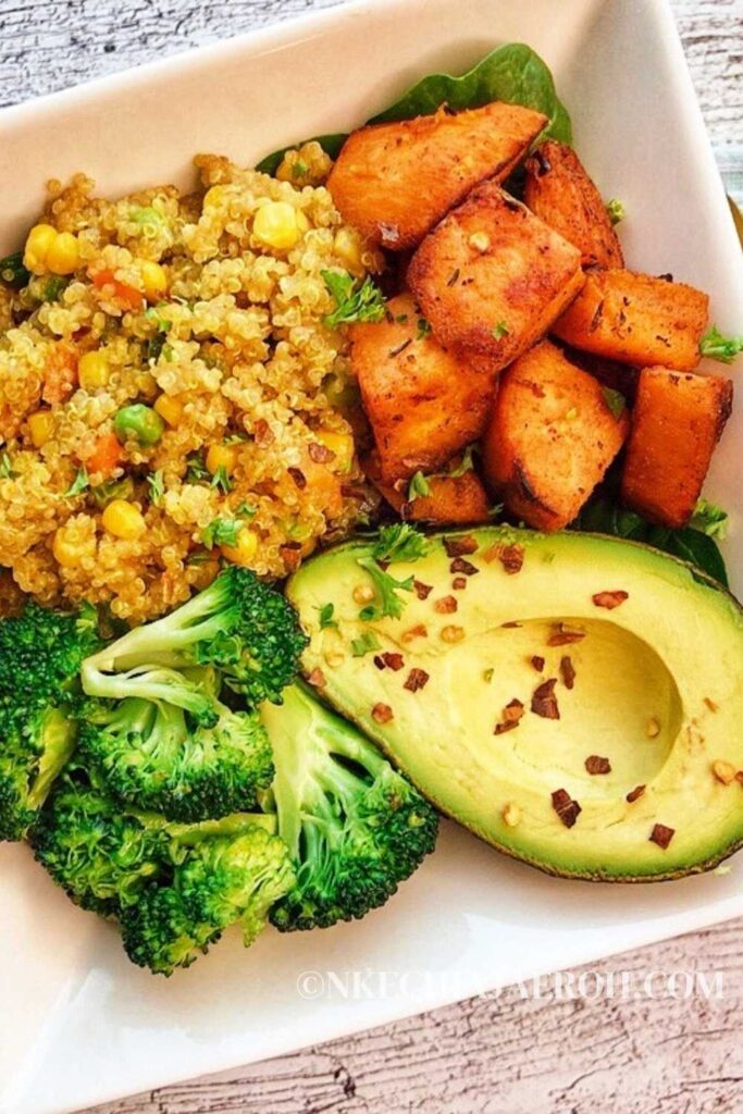 How to use sweet potatoes. You can add it to a bowl!