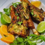 A simple recipe of air fryer turkey drumsticks marinated with cilantro lime marinade is succulent, juicy, and utterly delicious. Full of tart and tangy, savory, and pungent flavors, it’s the perfect way to flavor the turkey meat, bet it whole turkey or parts! These marinated turkey legs make a fantastic main dish for Sunday dinner, Thanksgiving, or Christmas! And with my cilantro lime marinade, they become all the more incredible. #Turkey #Holiday #Thanksgiving #Christmas #Sundaydinners