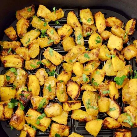 Easy Air Fryer Roasted Acorn Squash - Nkechi Ajaeroh