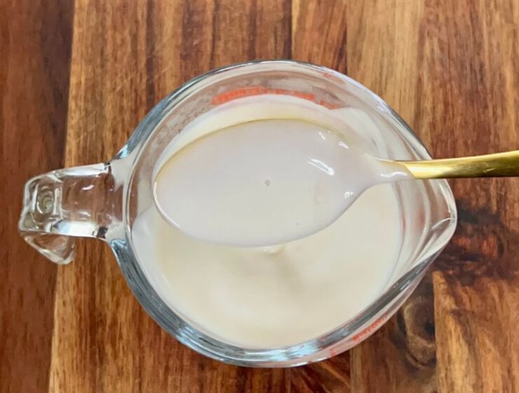 Healthy, vegan sugar-free condensed milk requires only two ingredients and is super easy to make! You will need coconut milk and monk fruit to make this simple condensed coconut milk recipe, and you can easily swap it for any recipe that calls for sweetened condensed milk. The healthy vegan sugar-free condensed coconut milk is dairy-free, gluten-free, whole-30, keto, and downright delicious!
