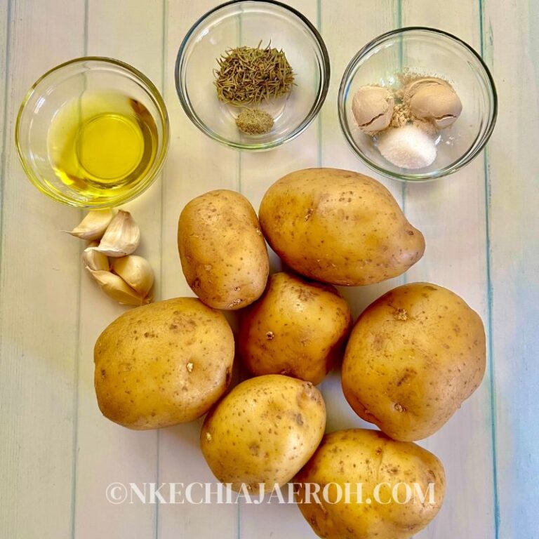 Air Fryer Roasted Potatoes with Rosemary Nkechi Ajaeroh