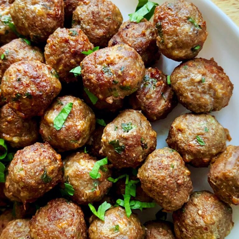 Juicy Air Fryer Meatballs From Scratch - Nkechi Ajaeroh