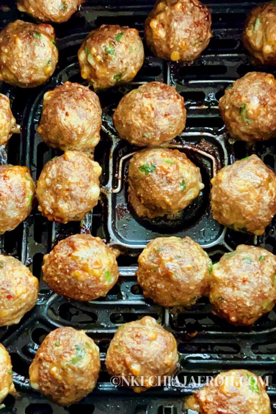 Juicy Air Fryer Meatballs From Scratch Nkechi Ajaeroh