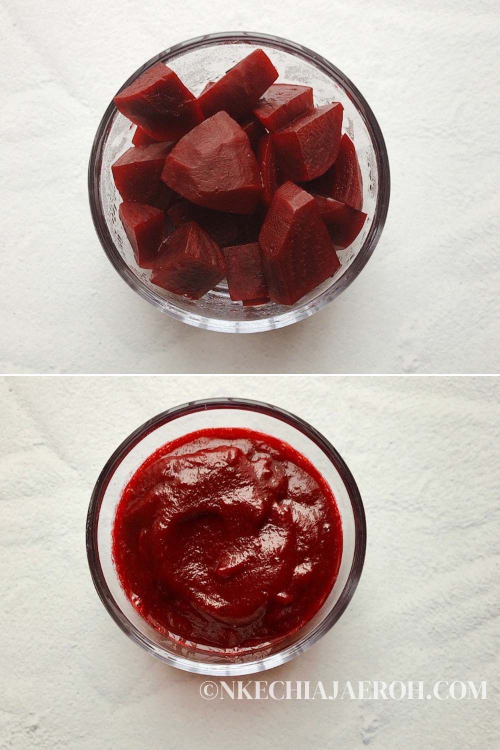 Puréed beet