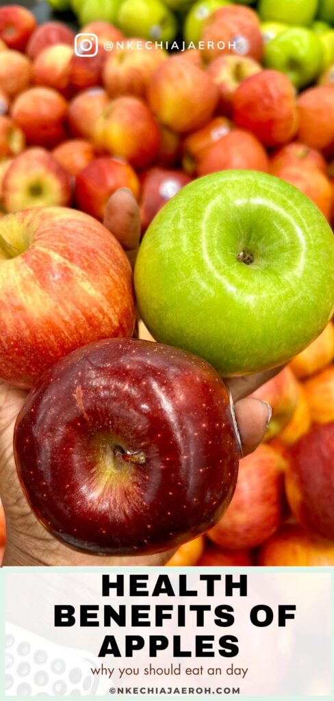 Raise your hands if you have heard the general saying, "One apple a day keeps the doctor away." As much as this saying sounds like a cliché, it simply shows that apples have numerous health benefits that can improve life! With only 95 calories per medium apple, apples have tons of nutrients, fiber, vitamins, and antioxidants to help you keep the doctors away! In today's post, let's dive deeper and explore the health benefits of apples.