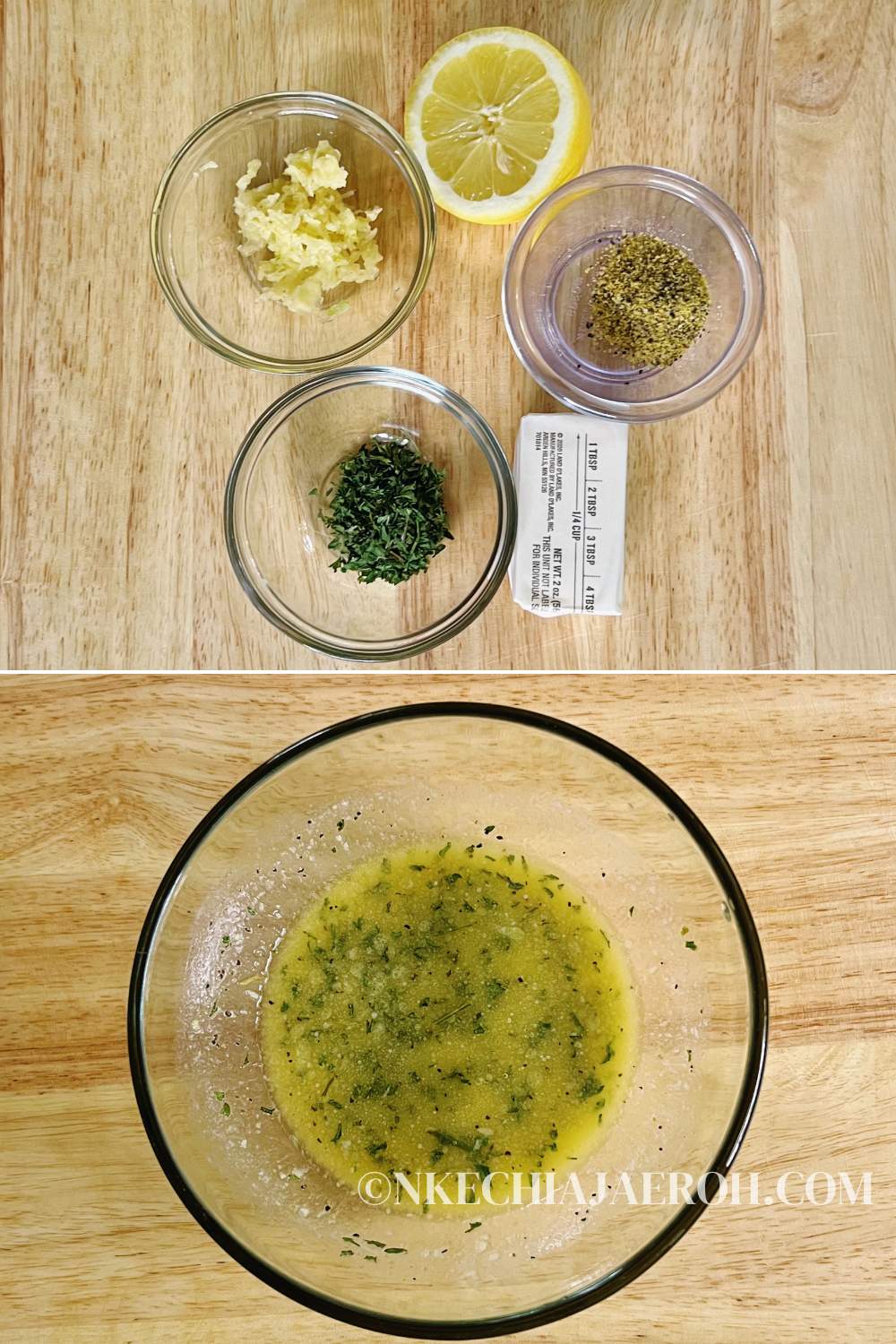 How to make lemon pepper butter sauce