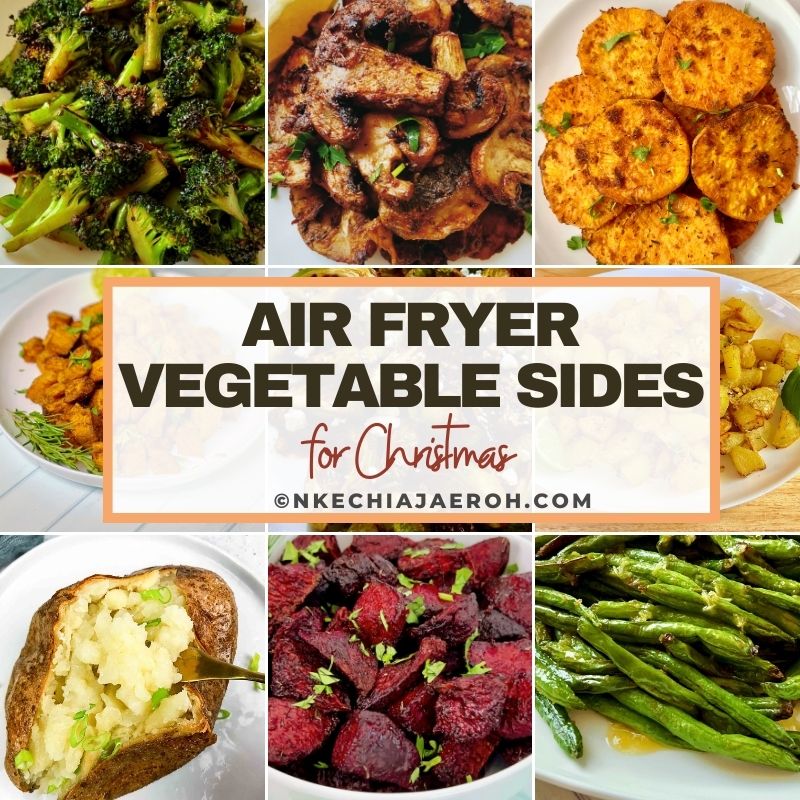 Veggies make the best side dishes for any occasion, especially during the holidays! And your vegetables cook quicker with less energy when you use your air fryer! If you don't want to sweat for your Christmas dinner, these air fryer vegetable recipes are all you need! The best thing about these air fryer recipes is that they require only a few ingredients! These air fryer vegetables with your ribs, steak, chicken, salmon, and pork chops.