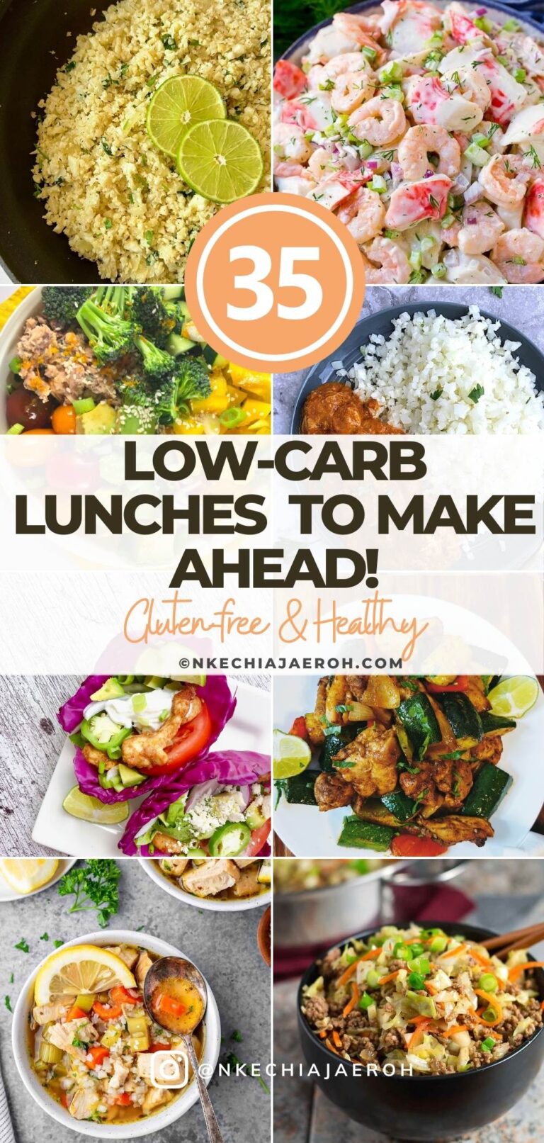 35 Low-Carb Lunches To Make Ahead (Perfect for Weight Loss)! - Nkechi